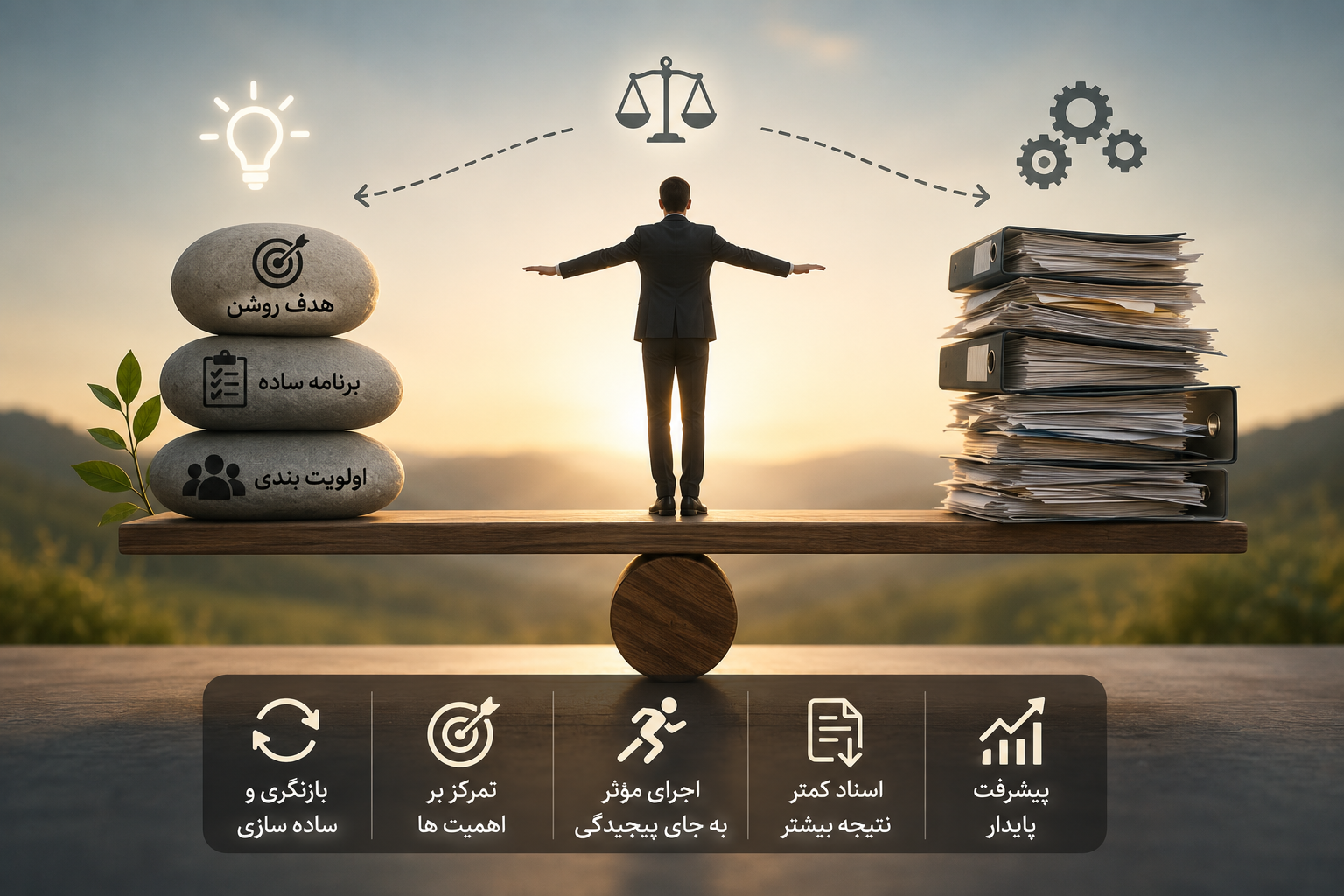 تعادل بین برنامه‌زدگی و برنامه‌ریزی